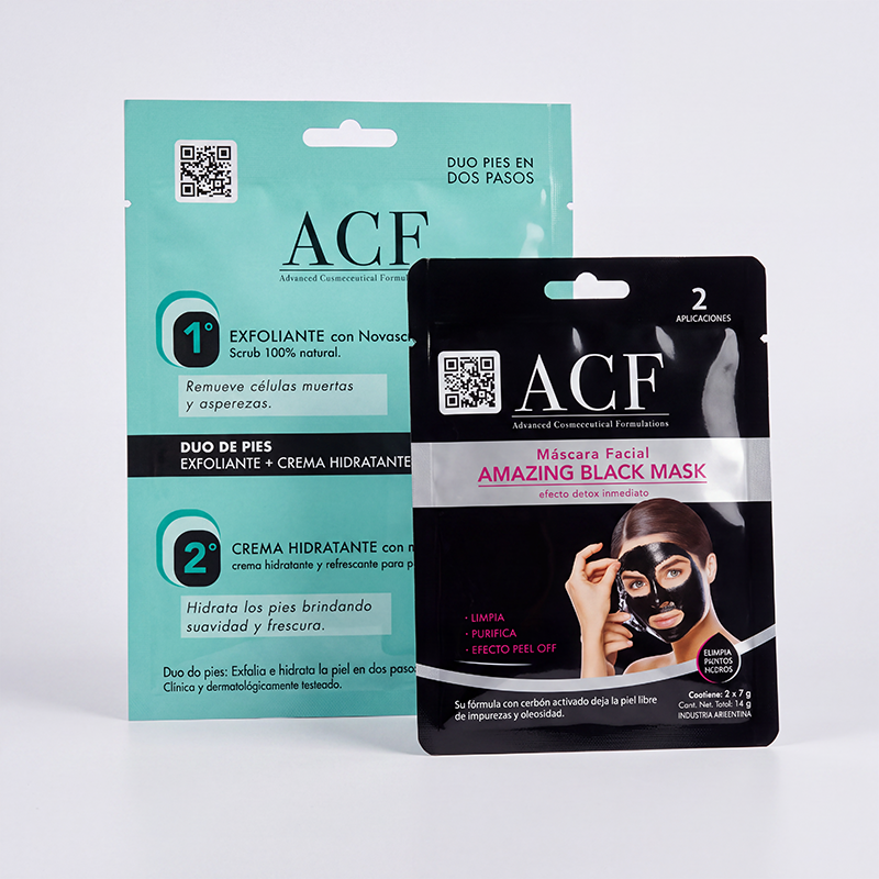 ACF — Amazing Black Mask y duo de pies en monodosis